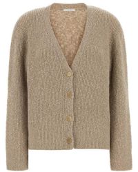 The Row - Knitted V-Neck Cardigan - Lyst