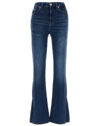 7 For All Mankind - Stretch Denim Jeans - Lyst