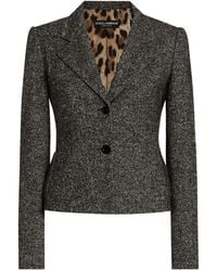 Dolce & Gabbana - Dolce & Gabbana Tailored Jacket - Lyst