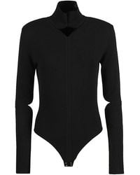 Courreges - Solid Mock Collar Top - Lyst
