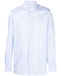 Luigi Borrelli Napoli - Long-Sleeve Cotton Shirt - Lyst
