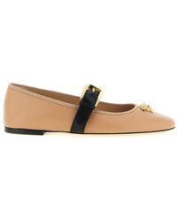 Versace - 'La Medusa' Ballet Flats - Lyst