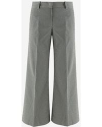 Ql2 - Striped Pattern Trousers - Lyst