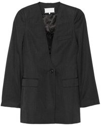 Maison Margiela - Solid Notched Lapel Blazer - Lyst
