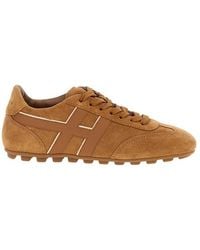 Hogan - Runner H693 Suede Leather Sneakers - Lyst