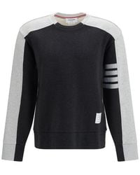 Thom Browne - Dark Color Block Sweatshirt - Lyst