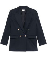 P.A.R.O.S.H. - Crew Cotton Blend Blazer Jacket - Lyst