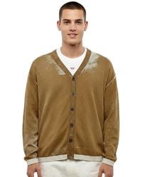 DIESEL - V Neck Cardigan - Lyst