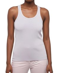 Jil Sander - Textured Round Neck Top - Lyst