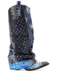 R13 - 'Mid Cowboy' Boots - Lyst