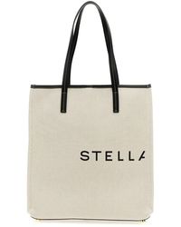 Stella McCartney - Logo Canvas Tote Bag - Lyst