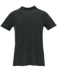 Zanone - Solid Crew Neck T-Shirt - Lyst