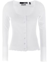 ROTATE BIRGER CHRISTENSEN - 'Buttoned Ls' Top - Lyst