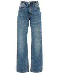 Ami Paris - Large Fit Denim Jeans - Lyst