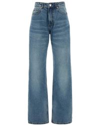 Ami Paris - Large Fit Denim Jeans - Lyst