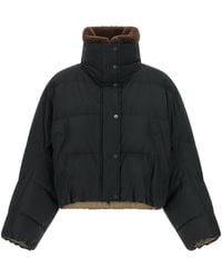 Brunello Cucinelli - Solid Mock Collar Jacket - Lyst