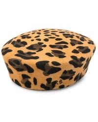 Ruslan Baginskiy - Animal Print Pillbox Hat - Lyst