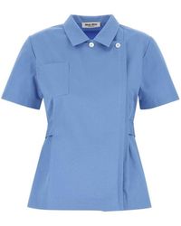 Miu Miu - Light Regular Solid Shirt - Lyst