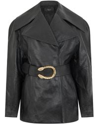 Gucci - Solid Notched Lapel Jacket - Lyst