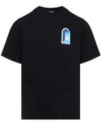 CASABLANCA - Crew Neck T-Shirt - Lyst