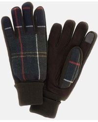 Barbour - Multi Color Tartan Pattern Gloves - Lyst