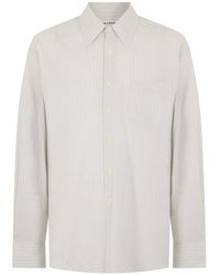 Our Legacy - Our Legacy Striped Cotton Shirt - Lyst