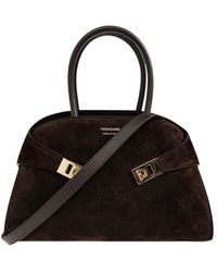 Ferragamo - Dark Hug Medium Satchel - Lyst