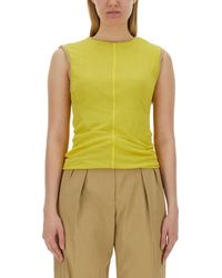 Sportmax - Solid Round Neck Top - Lyst