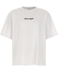 Maison Kitsuné - Logo Embroidery T-Shirt - Lyst