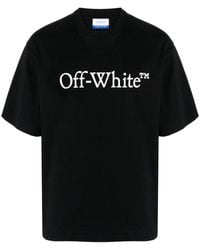 Off-White c/o Virgil Abloh - Big Bookish T-Shirt Cotton Tshirt - Lyst