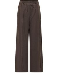 Brunello Cucinelli - Relaxed Elasticated Pants - Lyst