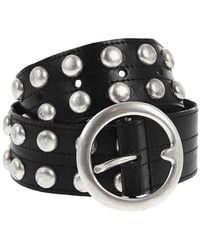 DSquared² - Studded Solid Casual Belt - Lyst