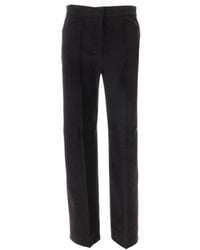 Max Mara - Slim Flat Front Pants - Lyst
