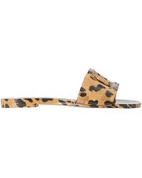 Dolce & Gabbana - Print Slip On Flats - Lyst