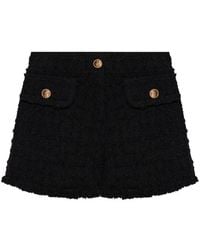 Versace - Tweed Shorts - Lyst