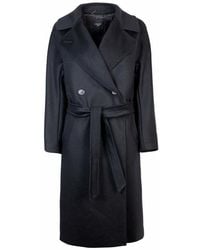 Weekend by Maxmara - Solid Notched Lapel Trench Coat - Lyst