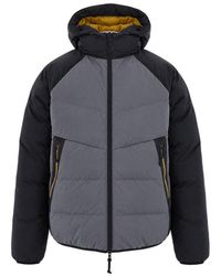 EA7 - Color Block Hood Jacket - Lyst