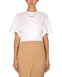 Stella McCartney - Solid Crew Neck T-Shirt - Lyst