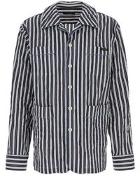 Dolce & Gabbana - Relaxed Stripes Shirt - Lyst