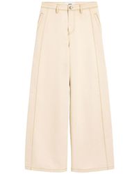 Ami Paris - Cotton Super Wide Fit Jeans - Lyst