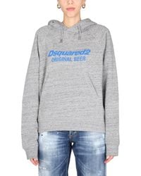 DSquared² - Heathered Hoodie - Lyst