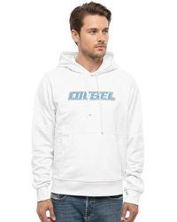 DIESEL - Logo Regular Hoodie - Lyst