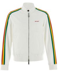 DSquared² - Stripes Bomber Jacket - Lyst