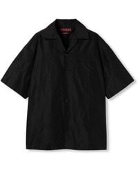 Gucci - Cotton-Silk Gg Faille Shirt - Lyst