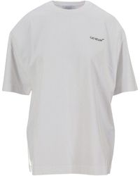 Off-White c/o Virgil Abloh - Crew Neck T-Shirt - Lyst