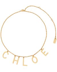 Chloé - Letters Necklace - Lyst
