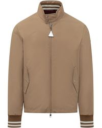 Moncler - Solid Mock Collar Jacket - Lyst