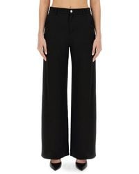 Moschino - Regular Flat Front Pants - Lyst