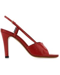 Miu Miu - Leather Sandals - Lyst