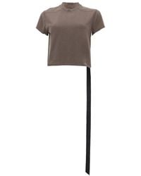 Rick Owens - Solid Mock Collar T-Shirt - Lyst